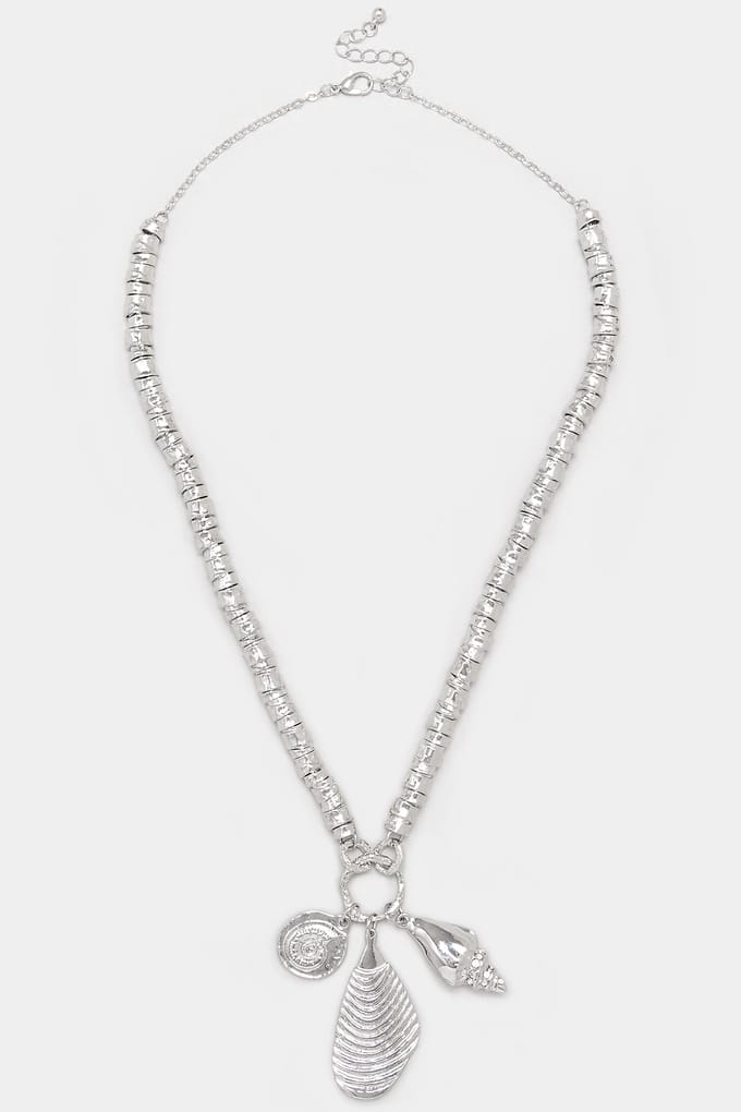 Yours Ketting Met Schelpenhangers In Zilversize One Size