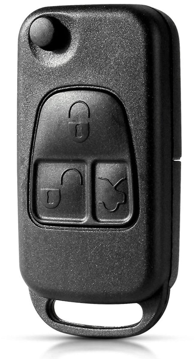 XEOD Autosleutelbehuizing - sleutelbehuizing auto - sleutel - Autosleutel / Geschikt voor Mercedes 3 knops