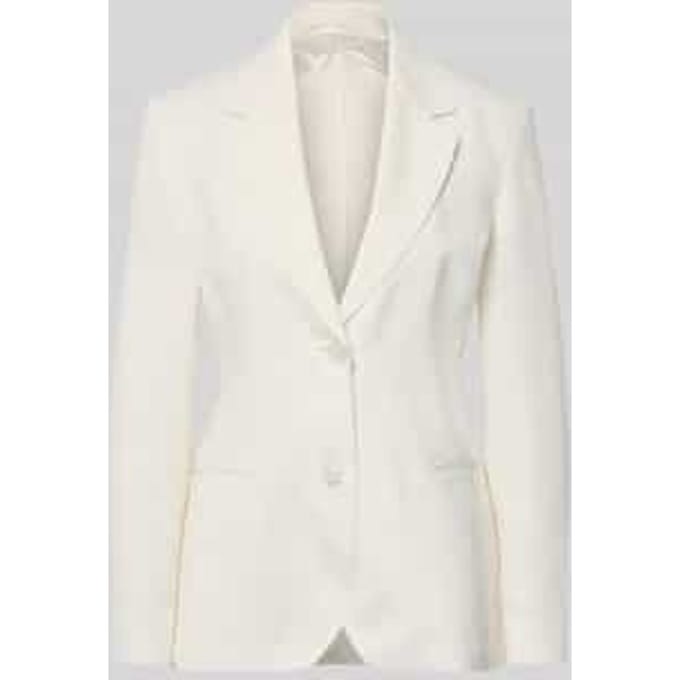 regular fit lange blazer van puur linnen model 'BELLO'