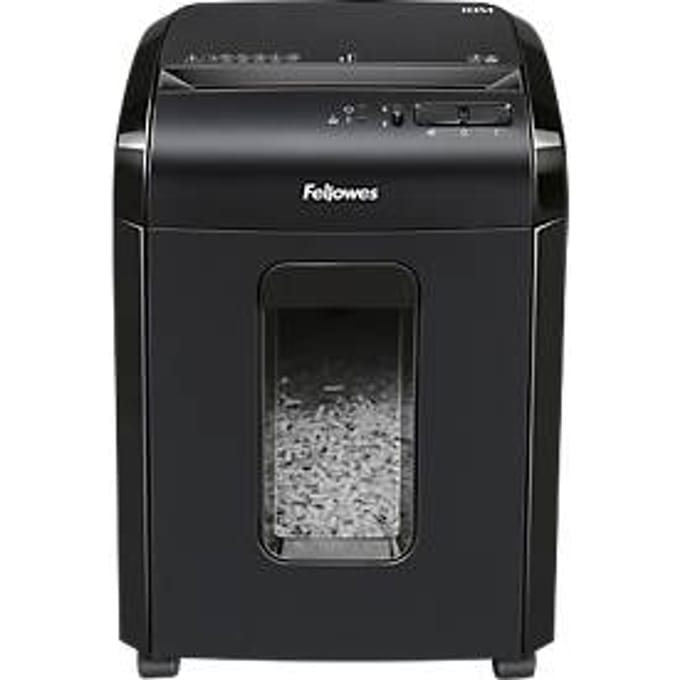 Papiervernietiger Fellowes Powershred 10M, microdeeltjes gesneden 2 x 12 mm, P-5
