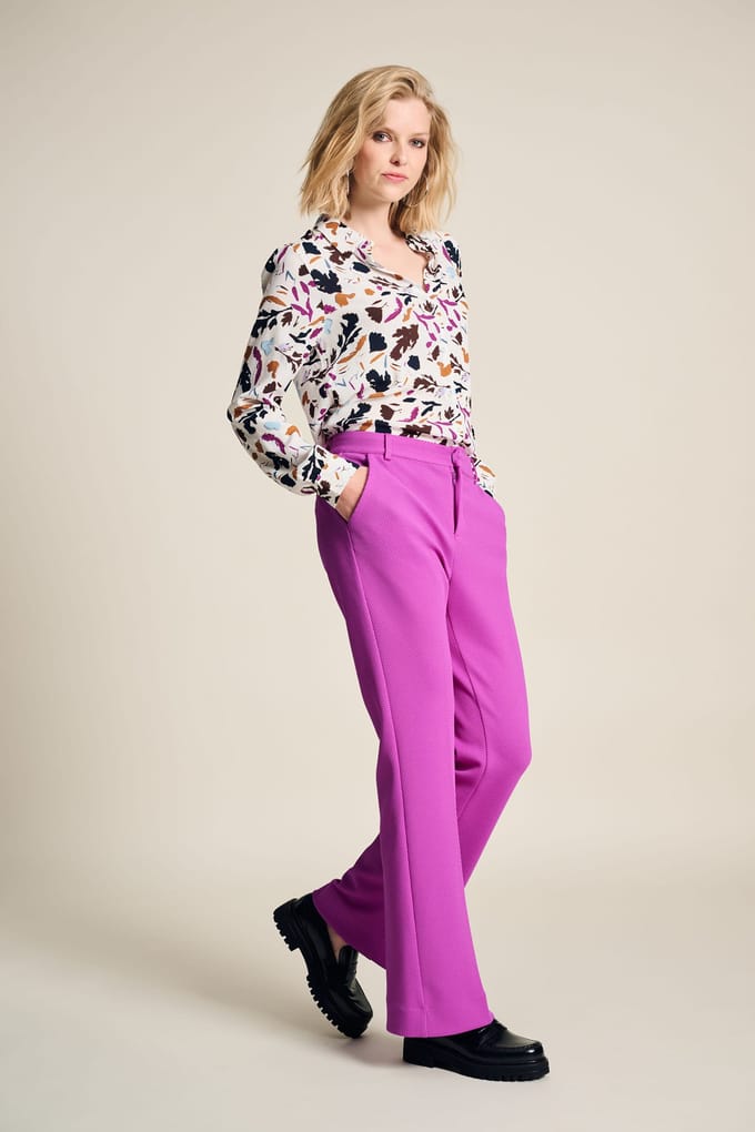 POM Amsterdam Blouse - Mila Featherfest Ecru Größe: 34 | Blusen Outlet | Damen | Braun