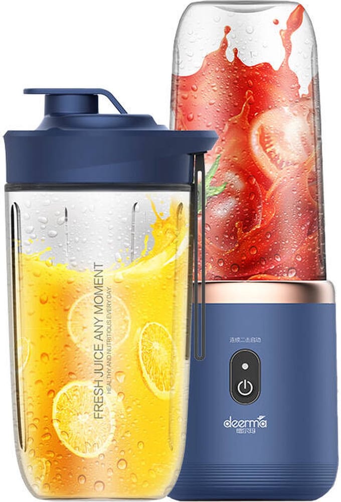 Deerma NU06 Mini Draadloze Sap Blender Blauw [Blenders - Deerma]