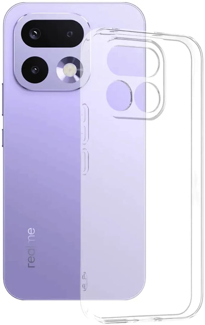 Hoesje geschikt voor Realme 16 Pro - Techsuit Clear Silicone Back Cover - Transparant
