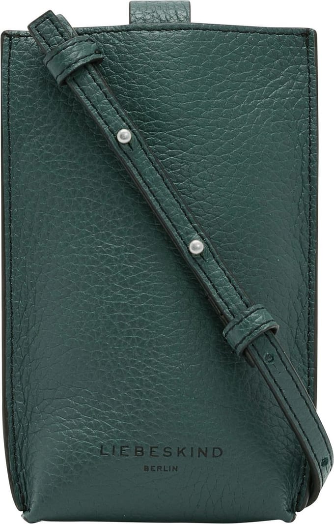 LIEBESKIND BERLIN Leren Telefoontasje Mia Mobile Pouch Fairy Forest Groen