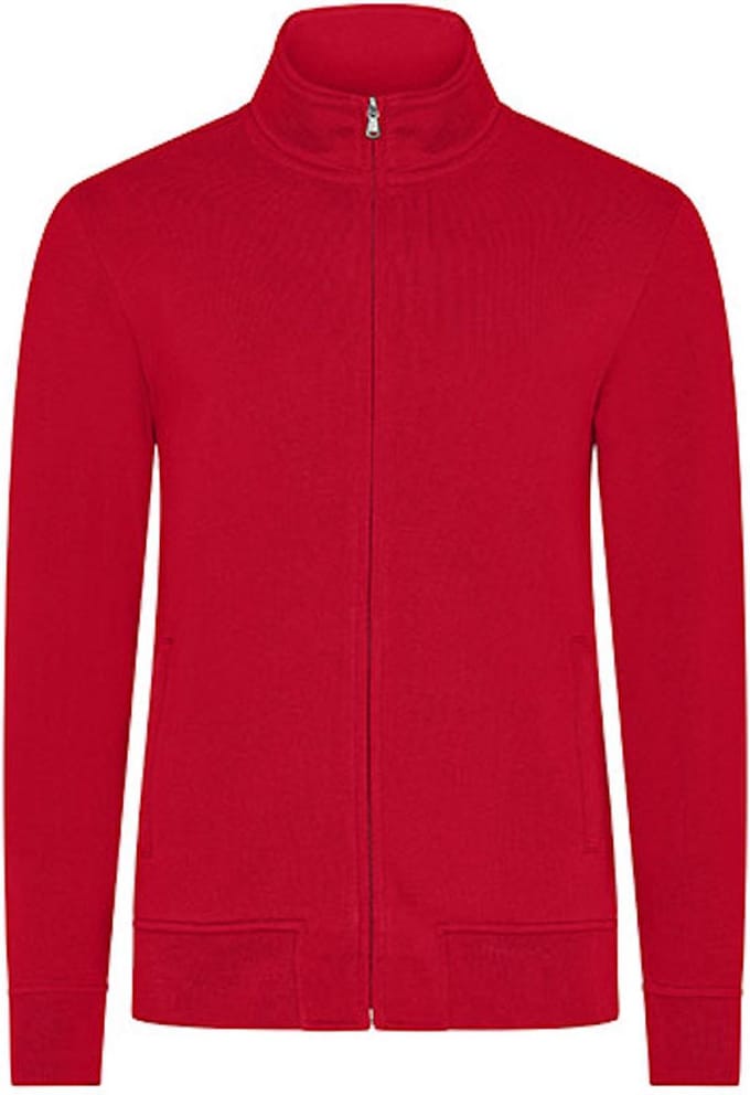 Herenvest 'Premium Full Zip' met zijzakken Red - M