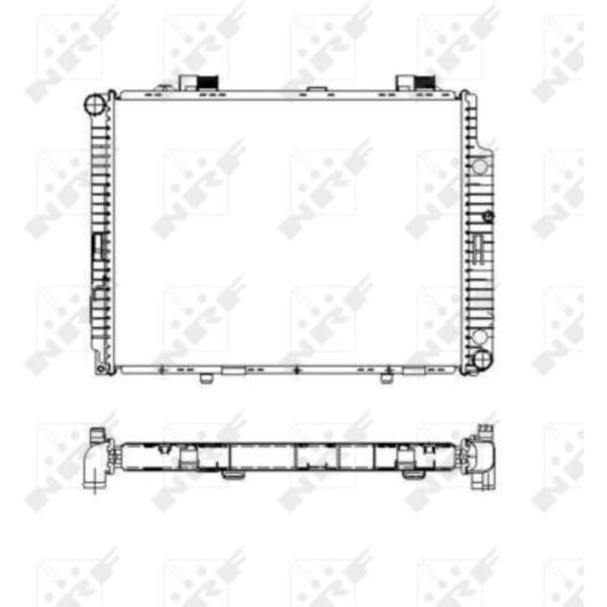 Radiator, motorkoeling NRF 55331