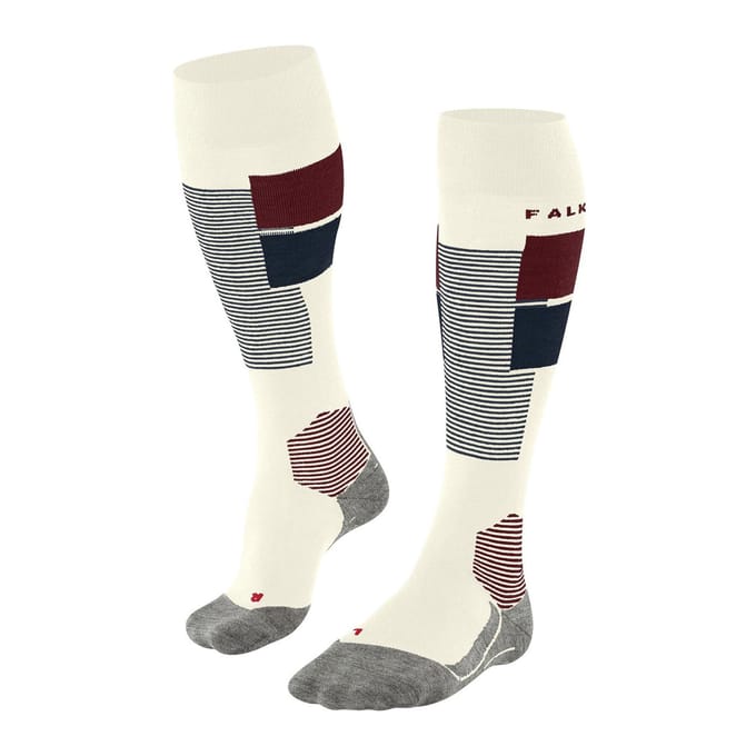 FALKE SK4 Advanced warm dun Wol Functioneel Materiaal skisokken dames wit - maat 41-42