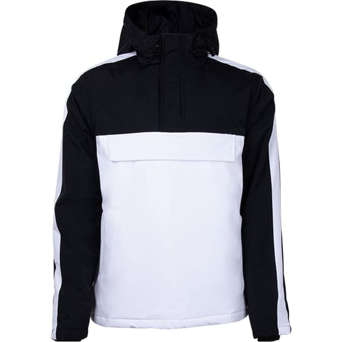 Urban Classics 3-tone Padded Pull Over Hooded Jacket Wht/blk/blk Taglia: M | Giacche Outlet | Unisex