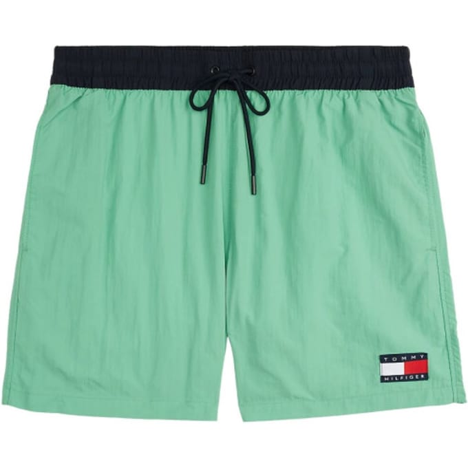 Tommy Hilfiger Medium Drawstring swimshort - heren zwembroek - groen