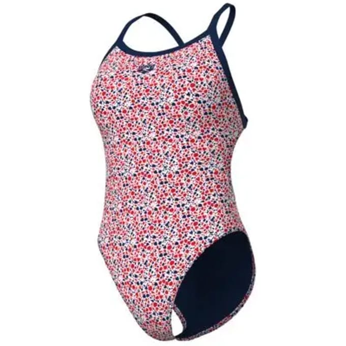Dames zwempak uit 1 stuk Arena Pebbles Xcriss Cross