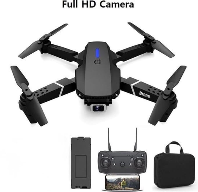 Quad Drone met Camera en Opbergtas - Mini Drone - Full HD Camera - 1 Accu