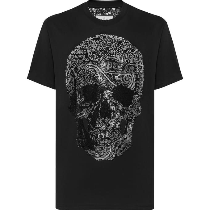 T-Shirt Ronde Hals Ss Skull