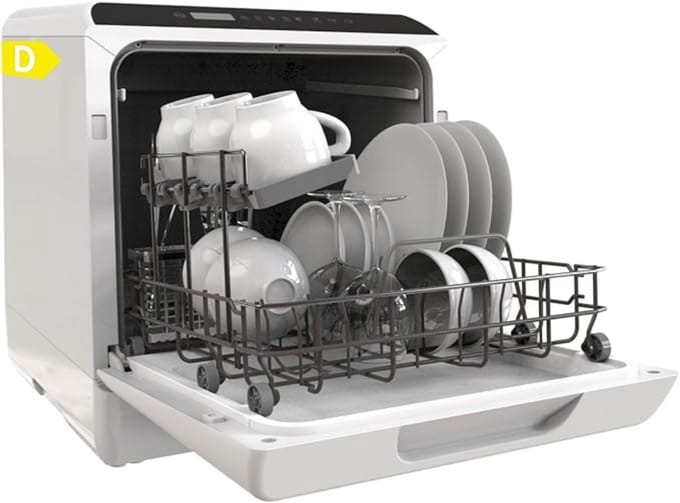Core® Mini Vaatwasser - Vaatwasser - Tafelvaatwasser - Wit - 43cm x 43cm x 46cm