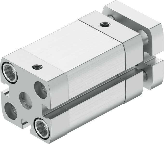 Festo Compacte Cilinder 20mm Boring 25mm Slag ISO 21287 Dubbelwerkend - 577211 - P2DS8