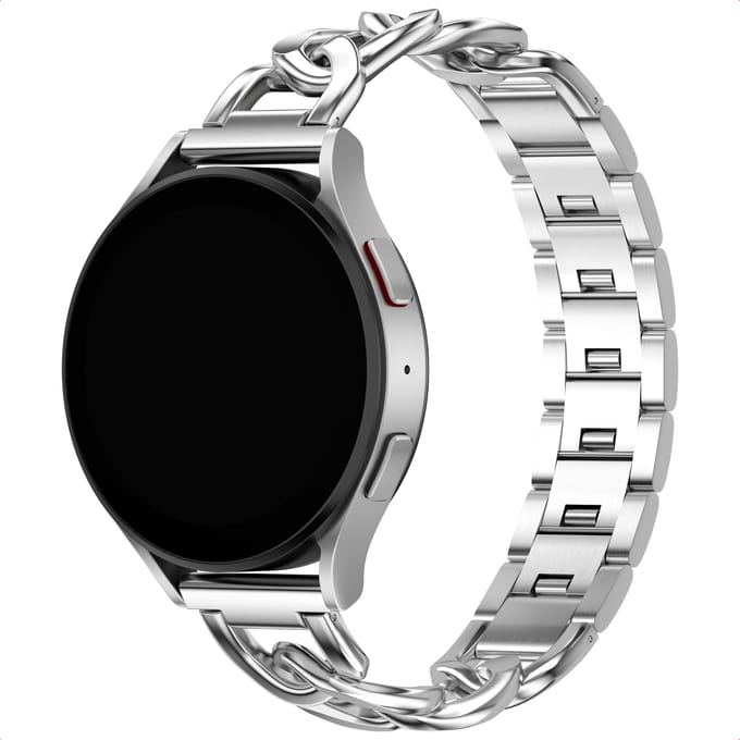 Selencia Chain bandje - Universeel 18 mm aansluiting - Zilver