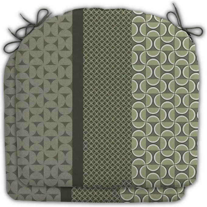 Madison - Zitkussen - Universeel - 2 stk. - 46x48 cm - Pasa Groen - Stapelstoel - Groen