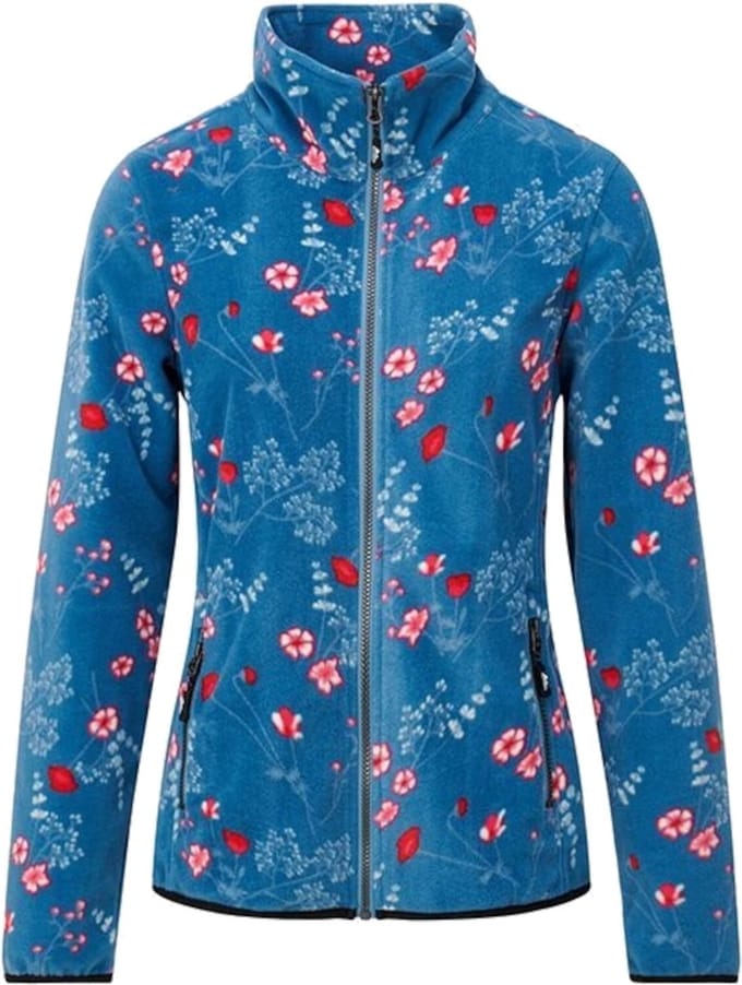 Nordberg Floor Fleece Vest - Dames - Blauw Melange - Maat M