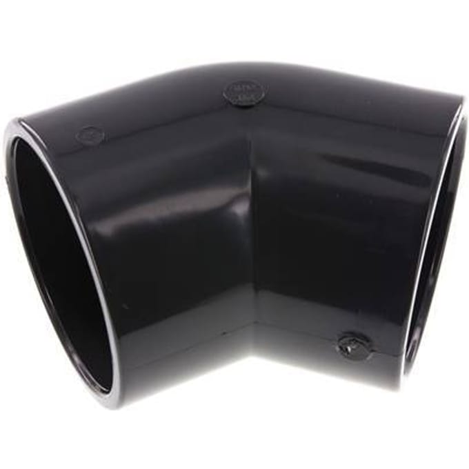 PVC 45graden L-Fitting Lijmmof 110x128mm