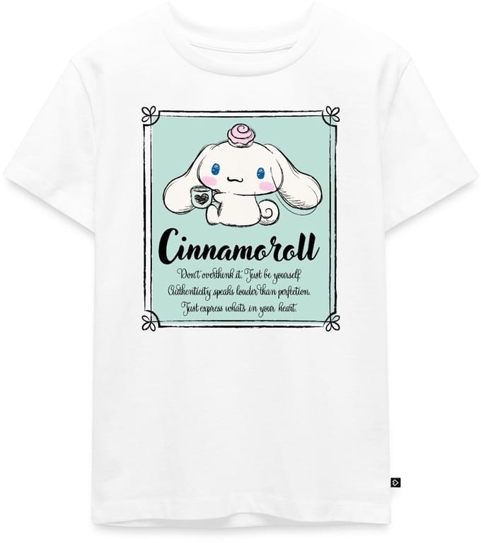 Cinnamoroll Don't Overthink It. Just Be Yourself Premium T Shirt Kinderen
