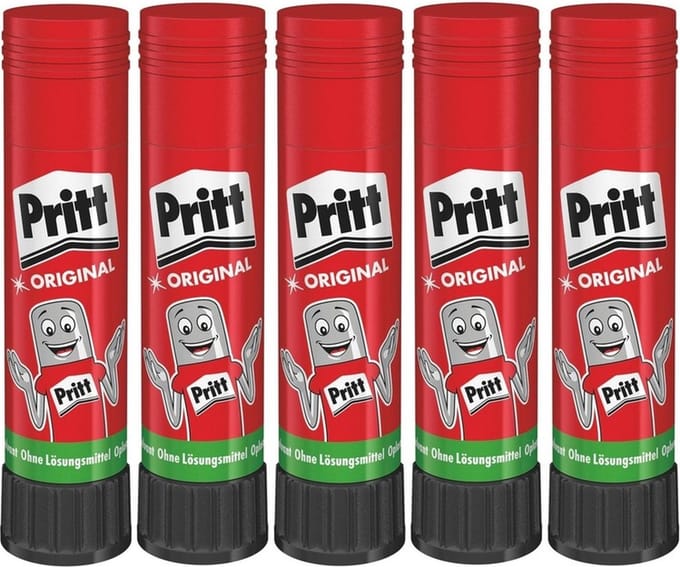 Pritt lijmstift - 5x - 22 gram - hobby lijm - kinderlijm - knutsel artikelen