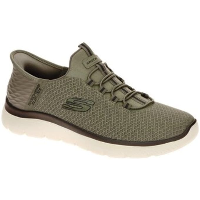 Skechers SUMMITS - HIGH RANGE Heren Instappers - Groen / Zwart