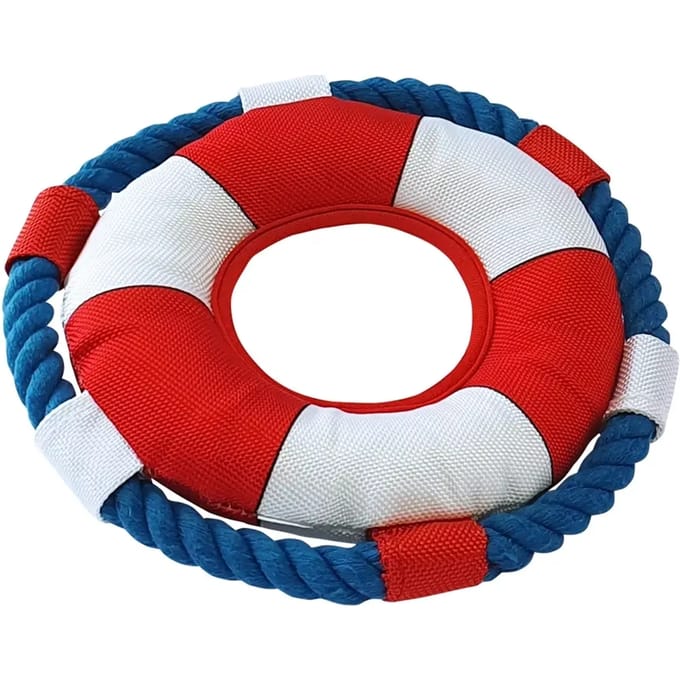 Pluche speelgoed voor honden Nobby Pet Rettungsring Mit Seil Floating