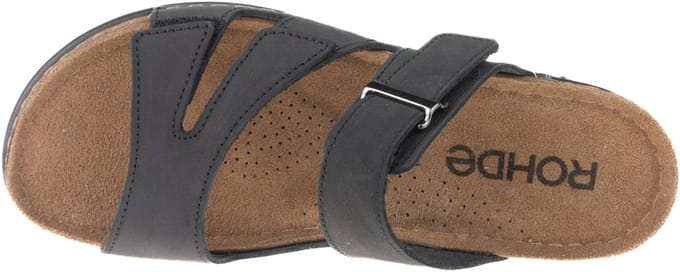 Rohde Dames Slipper - 5433-90 Zwart - Maat 37