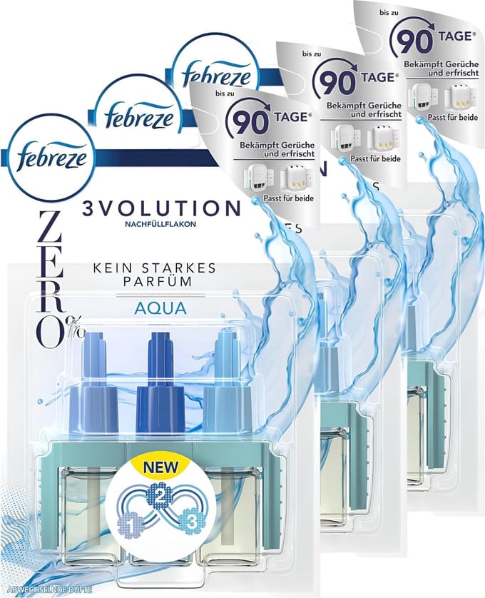 Ambi Pur Electric Navulling 3volution - Aqua 20 ml - 3 Stuk(s)