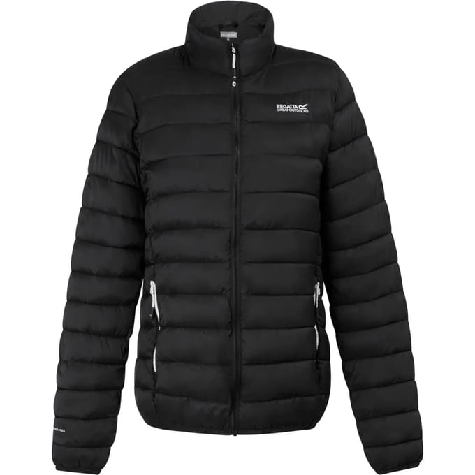 Gevulde Jas Wandelen Dames Hoge Kraag Quilted Design
