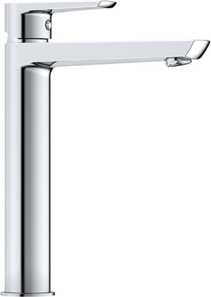 Allibert Inbouw Wastafelkraan Vision - Hoge Uitloop - Chroom - 20,8cm