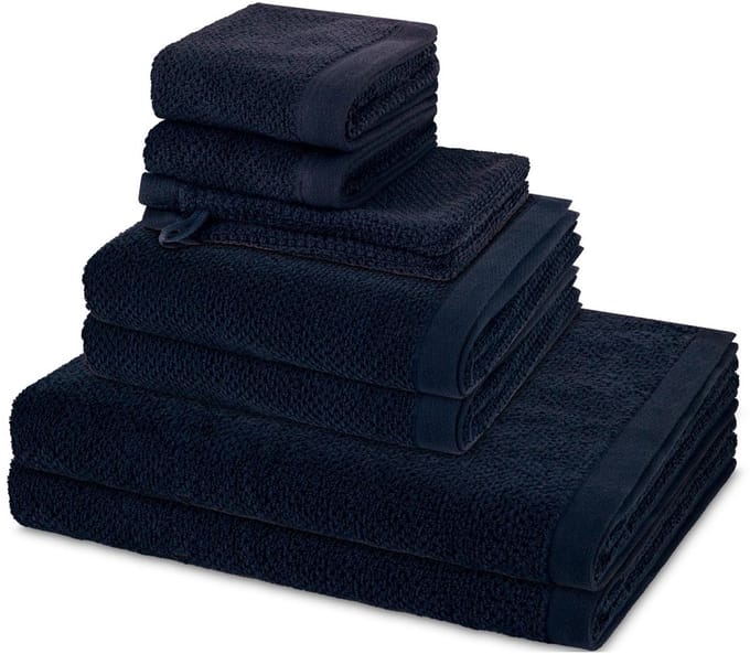 Möve Sonstiges 2 X washandjes 2 X gasten- 2 X douche- 2 X handdoek - in set 8 pack Bliss