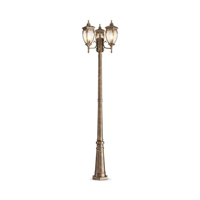 Maytoni Fleur lantaarnpaal, goud antiek
