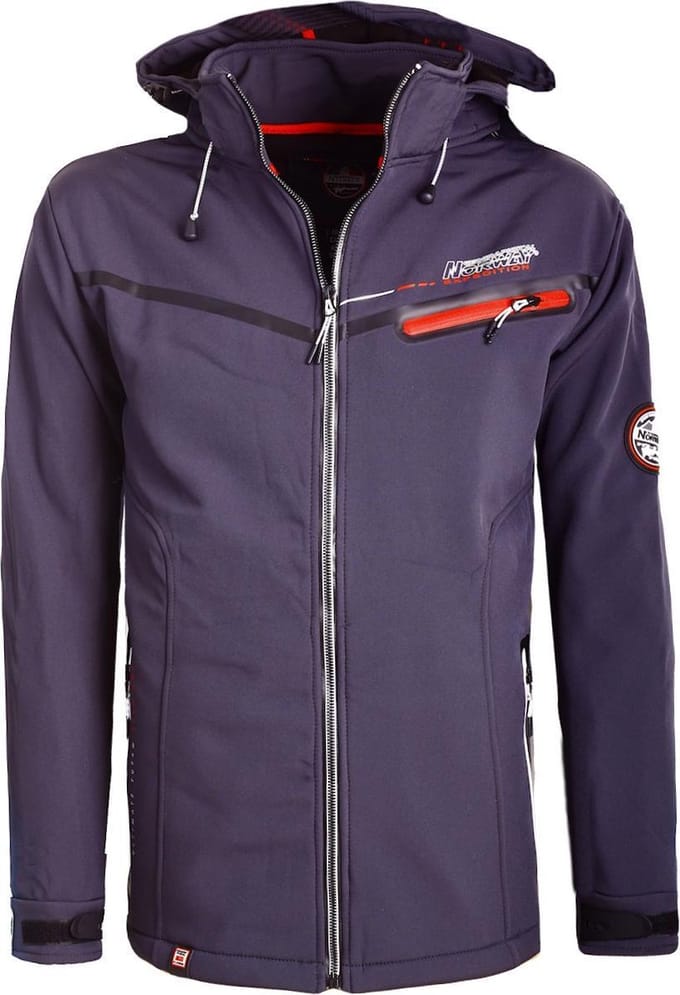 Geographical Norway Softshell Jas Grijs Turbo Dry Tapaya - XL