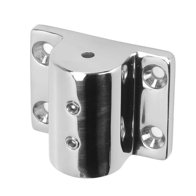 Boot Handrail Fitting 316 RVS Marine Jacht Handrail Rechthoekige Staander Voet 78in Gat gray