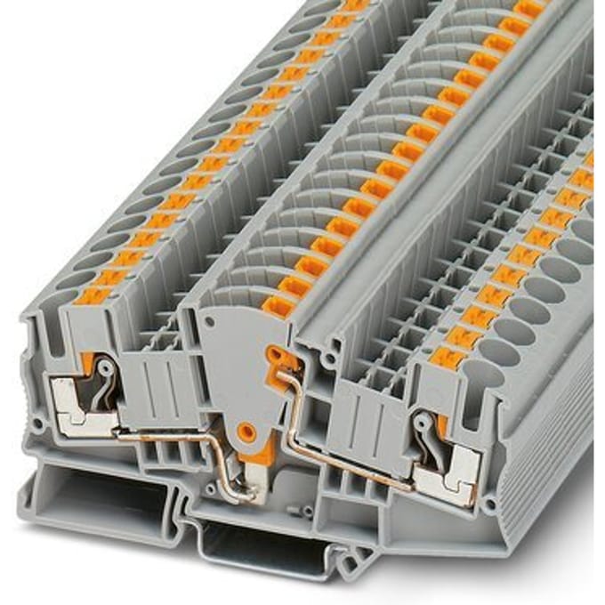 Phoenix Contact 3212170 Scheidingsklem 8.2 mm Snelaansluiting Grijs 50 stuk(s)