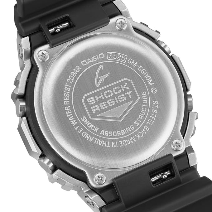 G-shock Gm-5600 43.2mm 20atm Quartz Digital Horloge Zilver Man