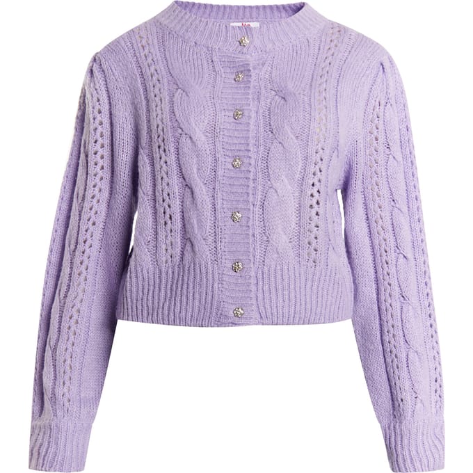 Mymo Gebreid vest Dames violet