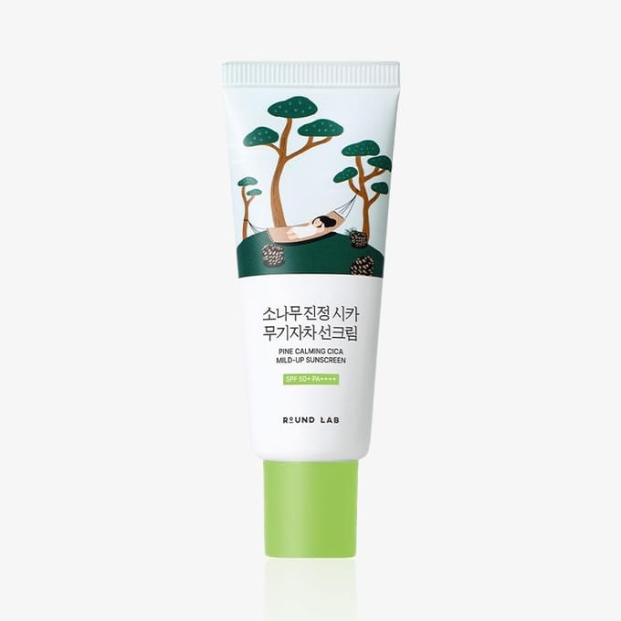 ROUND LAB Berkensap Hydraterende Zonnecrème 50ml (1+1 Duo Pack) white