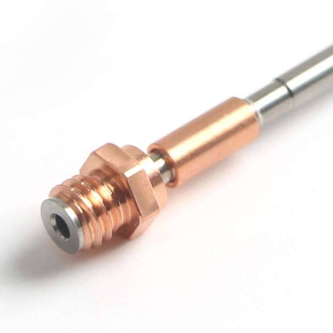 Upgrade Koper Titanium Legering Keel Hotend Kit Compatibel met Prusa MK4 3D Printer Hoog veelkleurig