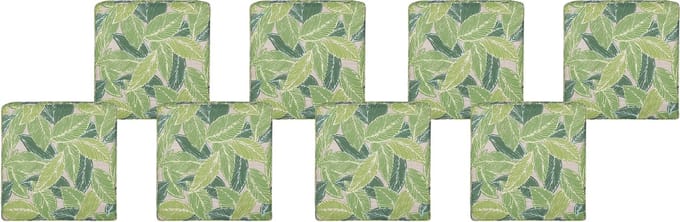 SASSARI - Tuinkussen set van 8 - Lichtgroen - 46 x 46 cm - Polyester