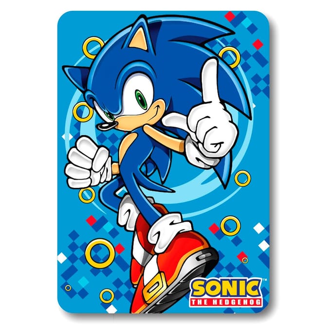 Sonic Gold Ring Fleece deken 100 x 140 cm