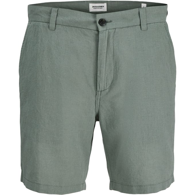 Jack & Jones Jpstace summer linen blend short reg sn olijf