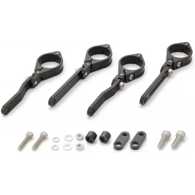Set verstelbare koplampsteunen Daytona CNC