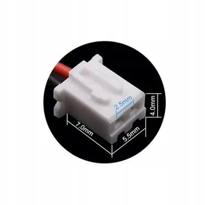 Rosfix Ventilator 80x80x25 2PIN 24V - Stil Koelventilator - 2000 rpm, 35 CFM, 25 dBA