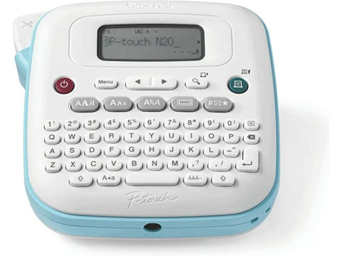 Brother P- Touch PT N20 - Labelprinter - Thermisch printen - 12 mm/sec - Azerty - Blauw, Wit