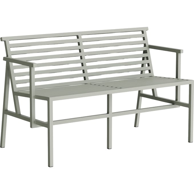 NINE 19 Outdoors Bank met rugleuning - grey
