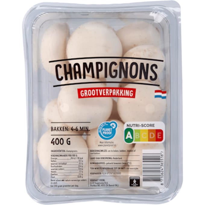 Champignons wit voordeelverpakking