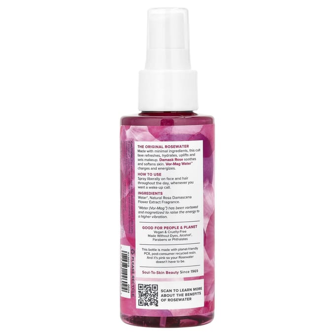 Rozenwater Verfrissende Gezichtsspray, 118ml(4 fl oz) pink
