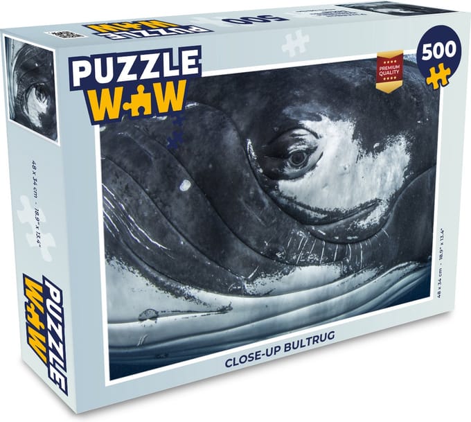 Puzzel Close-up bultrug - Legpuzzel - Puzzel 500 stukjes