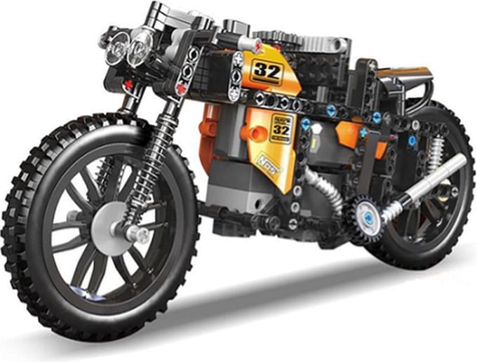 Mould King 23005 - Racing Motorcycle - Bouwset - Gift box - Motorfiets - Remote Control - App control R/C